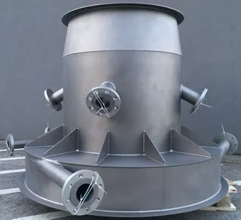 Venturi aus Titan Grade 7 f&uuml;r Salzs&auml;ureregeneration